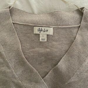 STYLE & CO BEIGE SWEATER